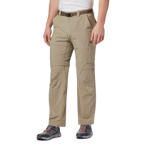 NEW Columbia Mens Size 42x36 Silver Ridge Convertible Hiking Outdoor Pants Tusk - Picture 1 of 13